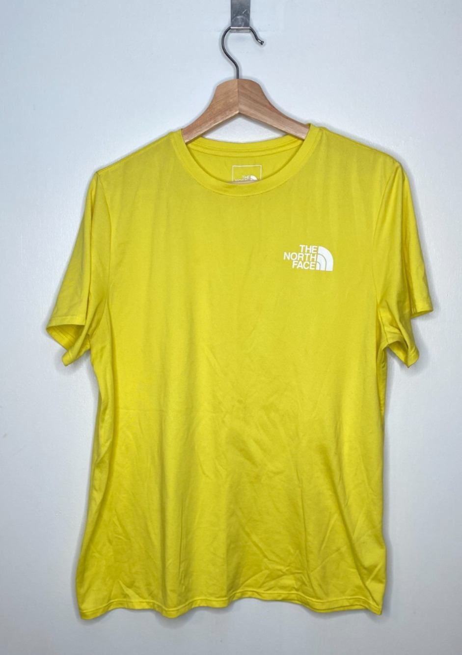 The North Face Fluorescent Yellow Performance Tee Women's Short Sleeve Size L